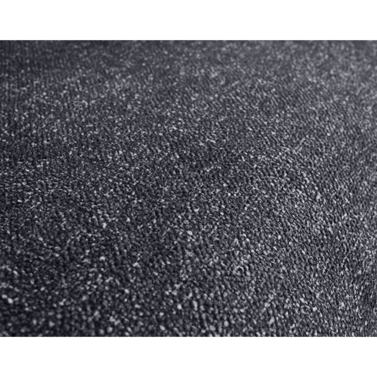 Spice - canapé d'angle réversible 4 places convertible avec coffre en tissu moucheté - Gris foncé