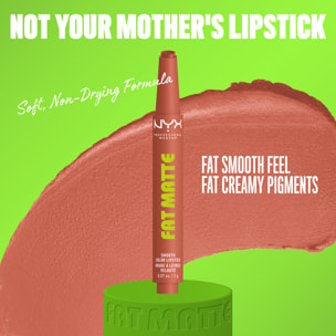 NYX Professional Makeup Fat Matte Rouge à Lèvres Mat Crémeux Cozy Whipp