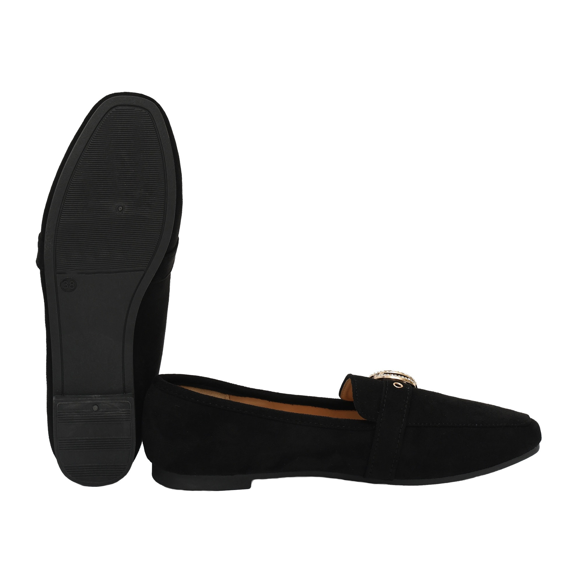 Mocassini con accessorio - tacco 1,0 cm