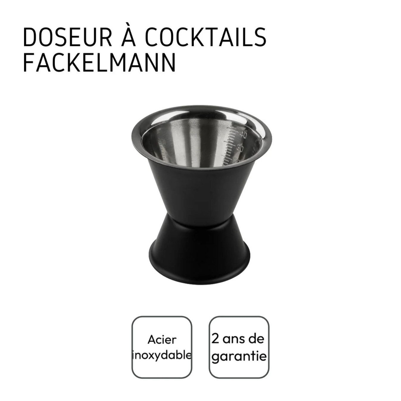 Doseur à cocktail 2 et 4 cl Fackelmann Spectre