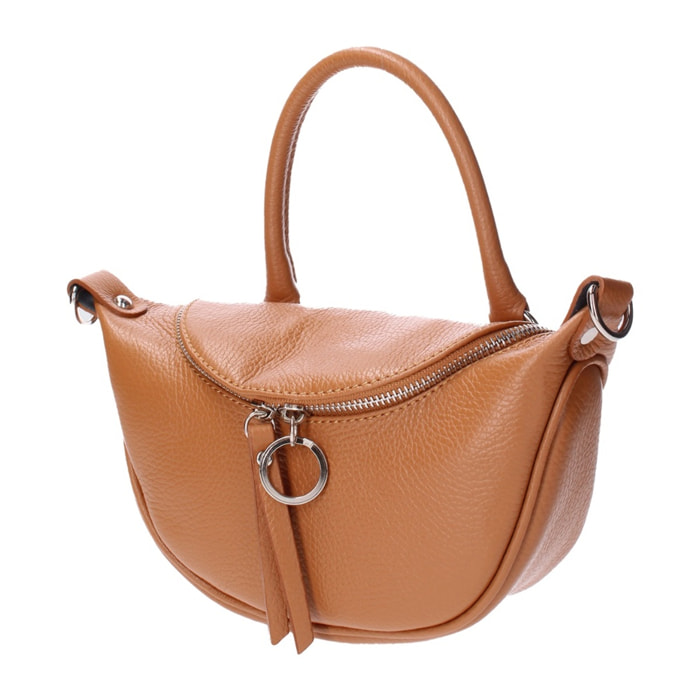 Borsa a mano da donna - Modello Mae - Vera pelle - 26.0 x 13.0 x 8.0 cm