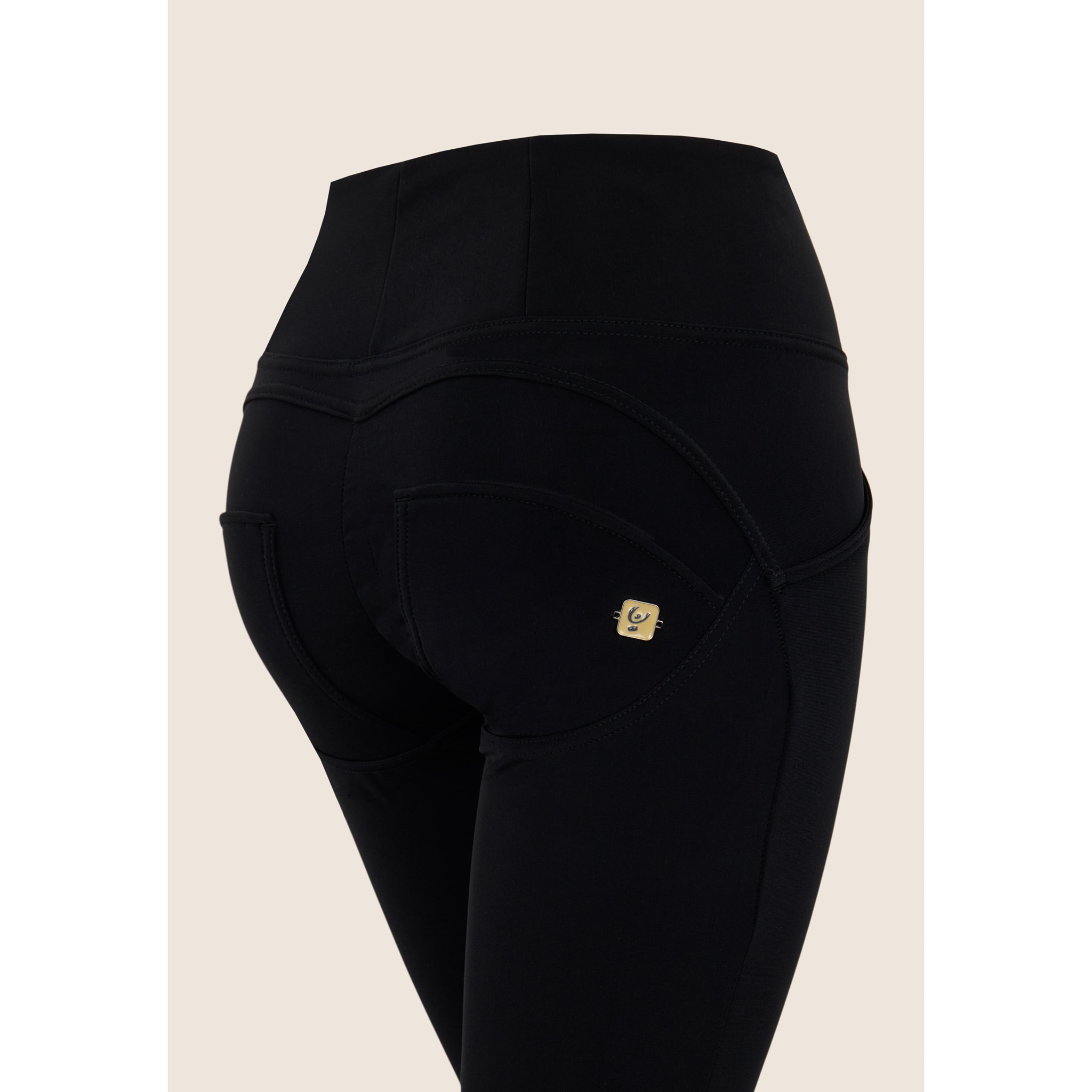 Pantaloni push up WR.UP® superskinny garzati vita alta