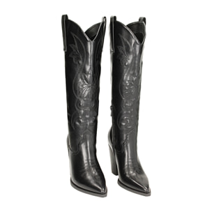 Botas tejanas negro-gris