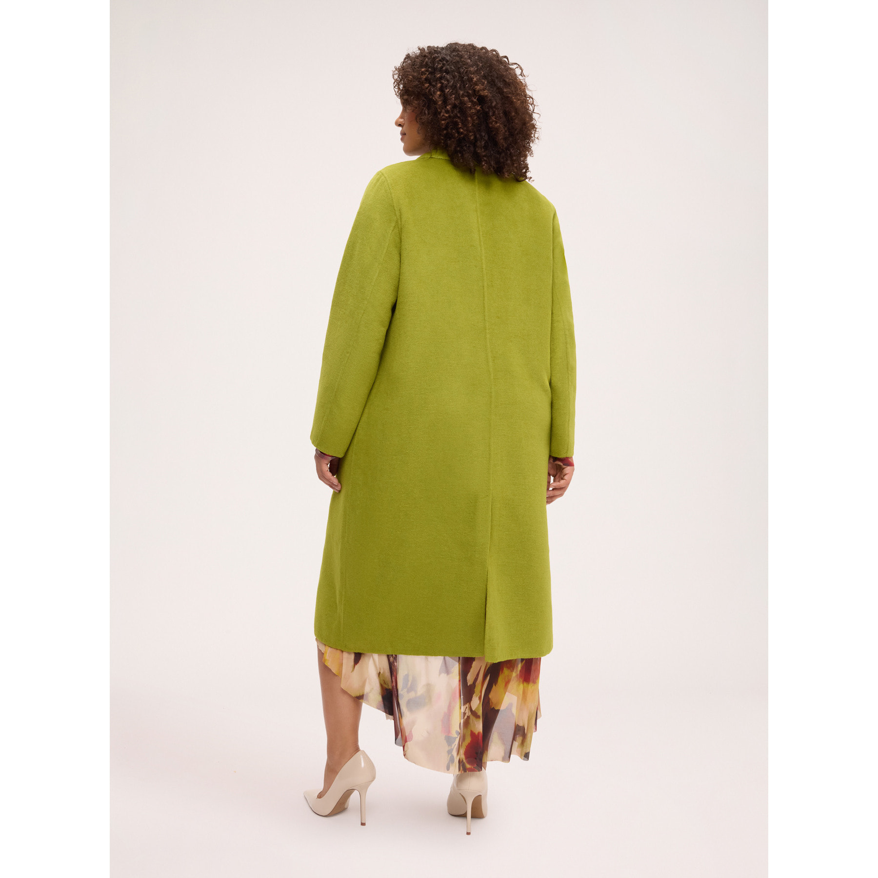 Fiorella Rubino - Cappotto lungo con tasche - Verde chiaro
