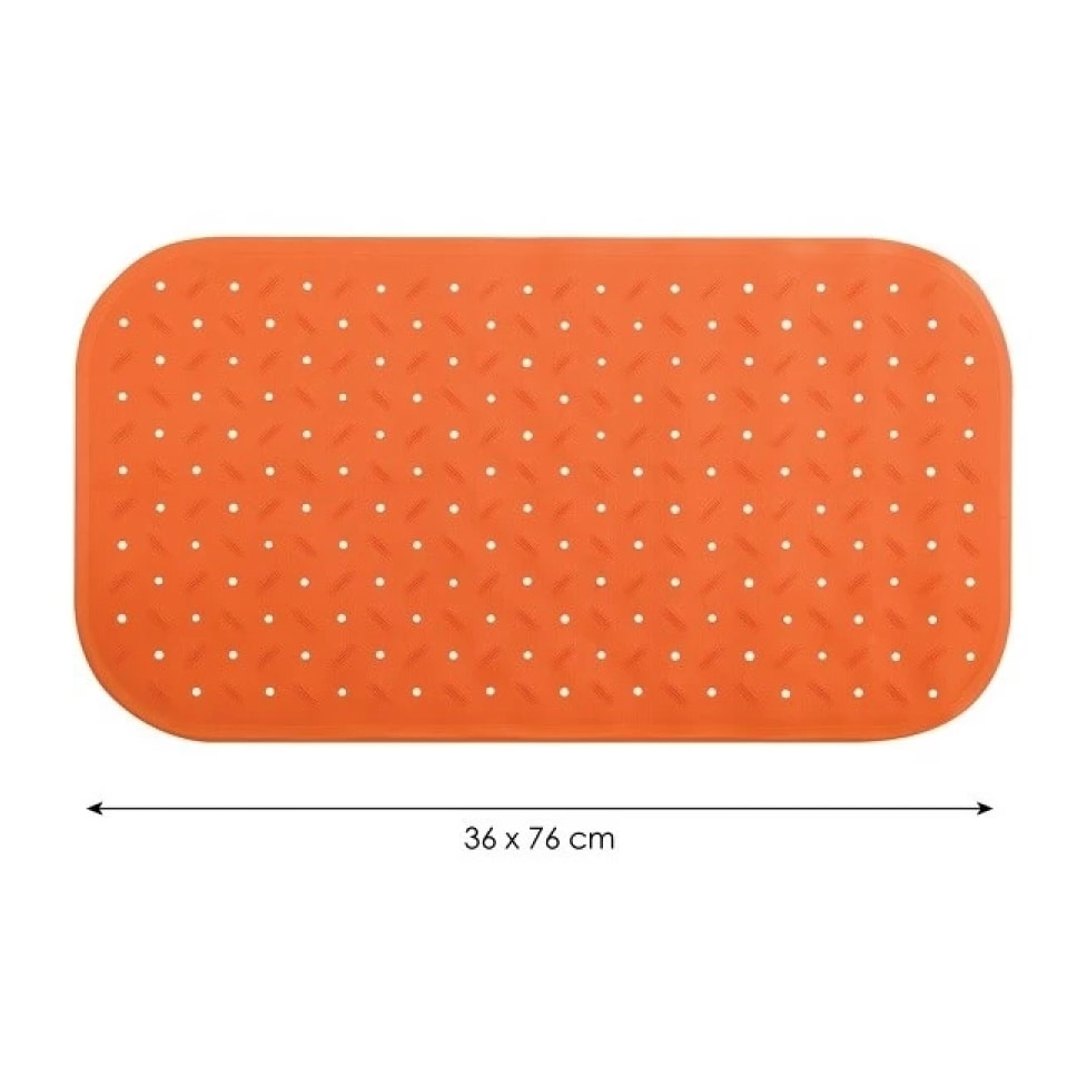Tapis Fond de baignoire antidérapant Caoutchouc CLASS Orange MSV