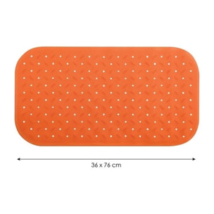 Tapis Fond de baignoire antidérapant Caoutchouc CLASS Orange MSV
