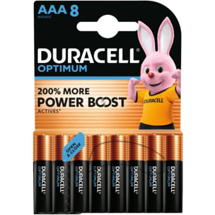 Pile DURACELL OPTIMUM AAA x8