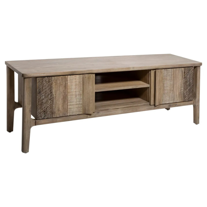 Meuble TV "Banila" acacia 55x140cm