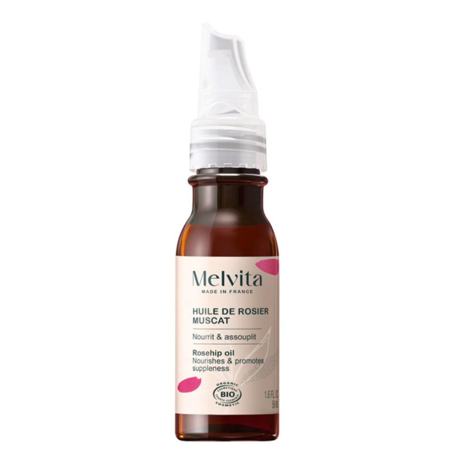 Huile de Rosier Muscat  - Hydratante & Revitalisante 50 ml