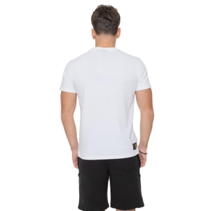 Camiseta dorada de manga corta para hombre