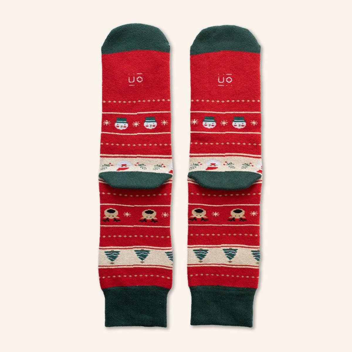 Calcetines "Familia ayudante de Papá Noel"