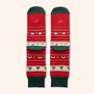 Calcetines "Familia ayudante de Papá Noel"