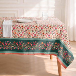 Nappe anti-taches VELINA MULTICOLORE - en 100 % coton