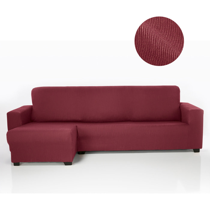 Funda ELÁSTICA para Chaise Longue izquierdo ( visto de frente) brazo corto ELÁSTICA modelo MARCELA