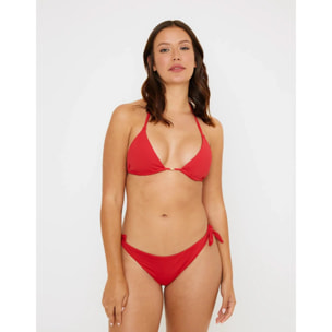 Top Bikini Triángulo Rojo - Madi