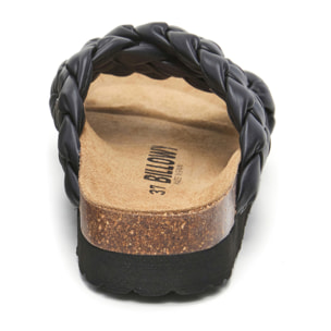 SANDALO CON ZEPPA BILLOWY NERO