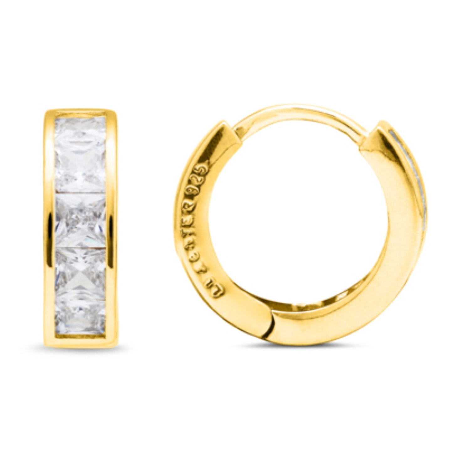 Pendientes Essential acabado oro amarillo 18k