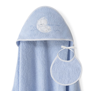 Set Capa de Baño Sweet Moon con Babero