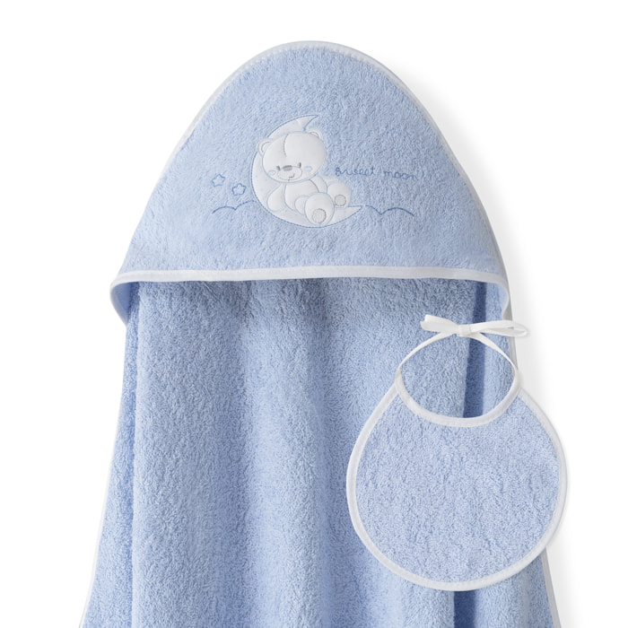 Set Capa de Baño Sweet Moon con Babero