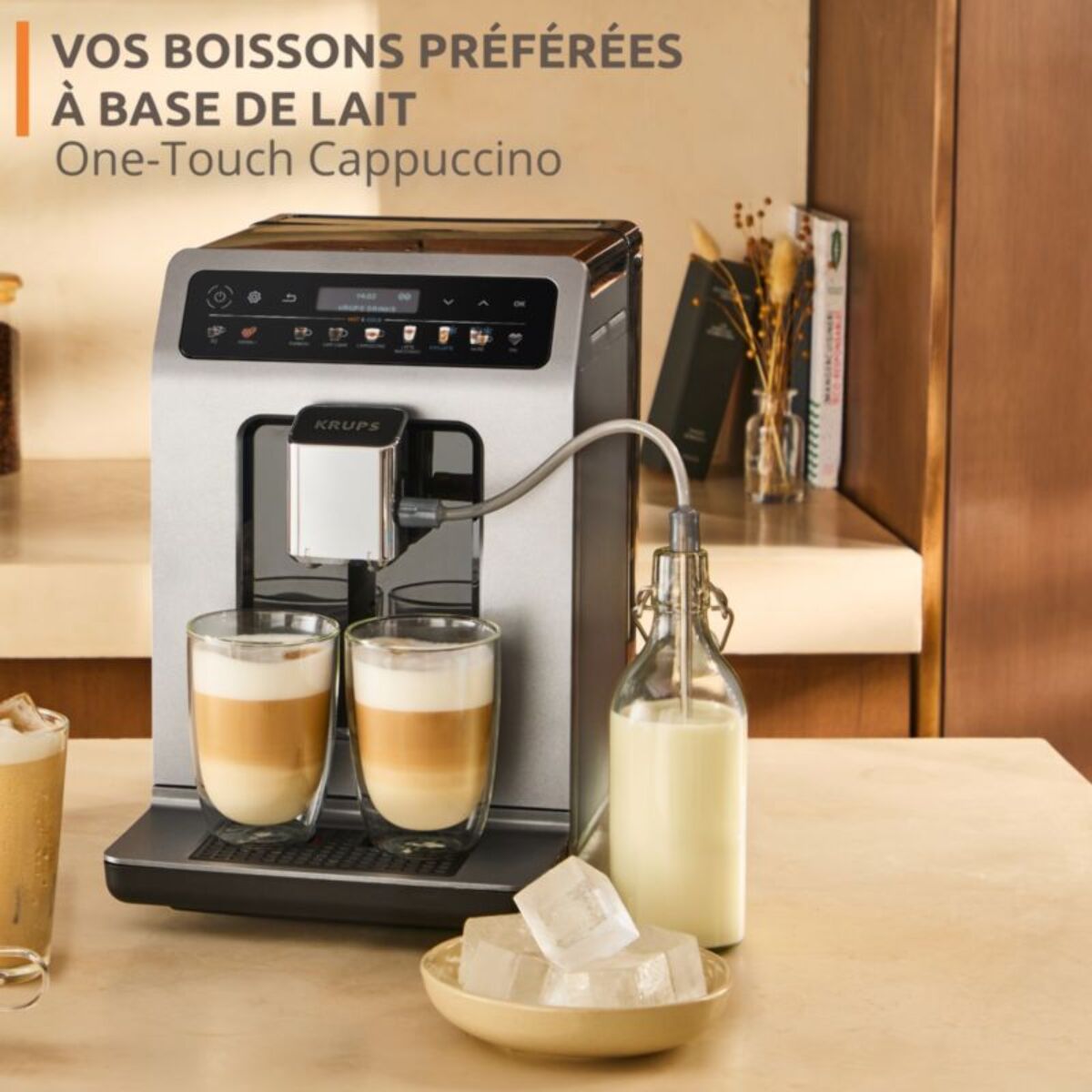 Expresso Broyeur KRUPS Evidence Hot & Cold EA898DF1