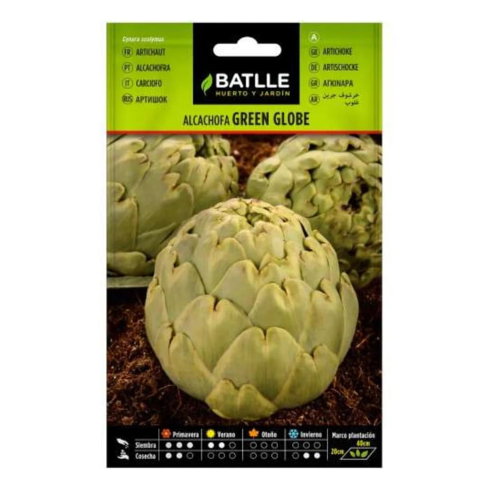 Semillas de Alcachofa Green Globe Batlle