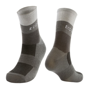 Calcetines de ciclismo unisex ECOON Marsous - Gris claro