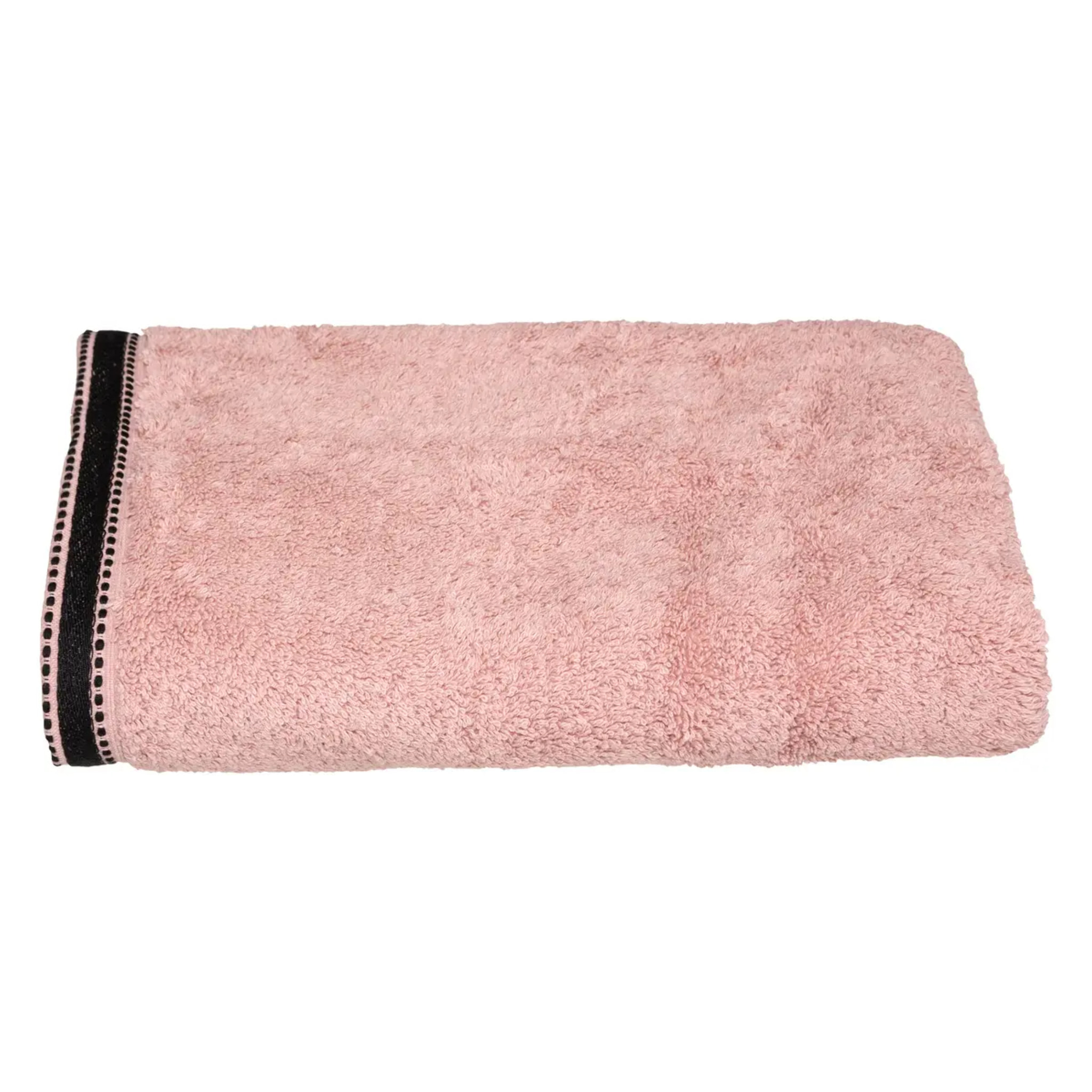 Drap de douche "Joia" - coton 550 gr/m² - rose 70x130 cm