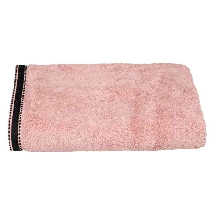 Drap de douche "Joia" - coton 550 gr/m² - rose 70x130 cm