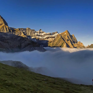 Tableau le mont perdu pyrénées Toile imprimée