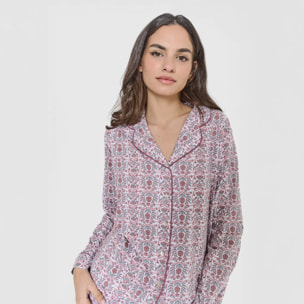 Pigiama in cotone rosa mia