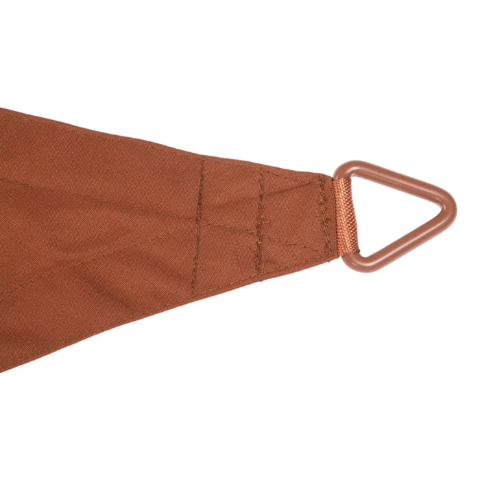 Voile d'ombrage Elyora 4x3m acajou