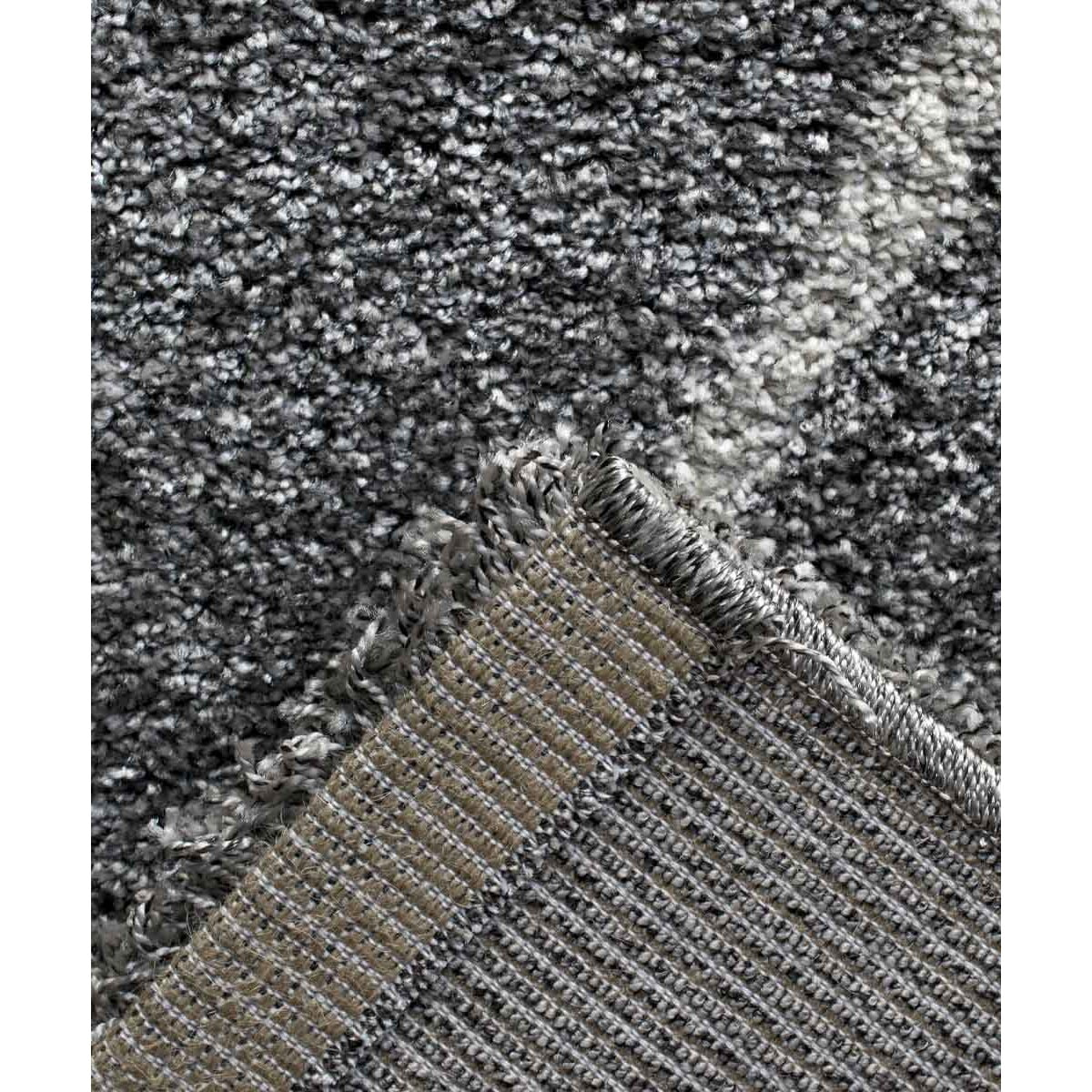 Tappeto Moderno Soggiorno Salotto Grigio Scuro Antracite