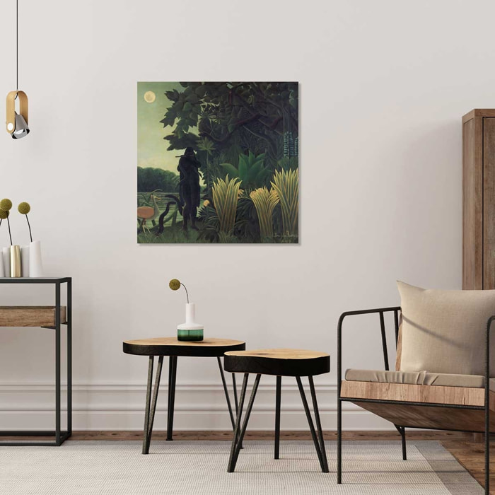 Tableau le Charmeur de Serpent d' Henri Rousseau Toile imprimée