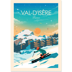 Affiche - Val-d'Isere - Studio Inception