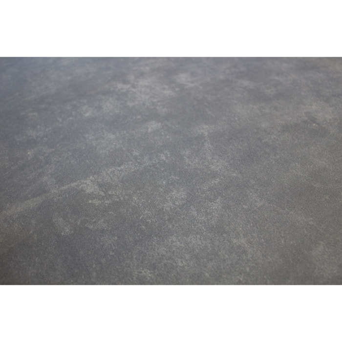 CAMARGUE - Table de jardin 8 places alu plateau céramique sur verre