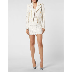 PHILIPP PLEIN Giacca biker in pelle