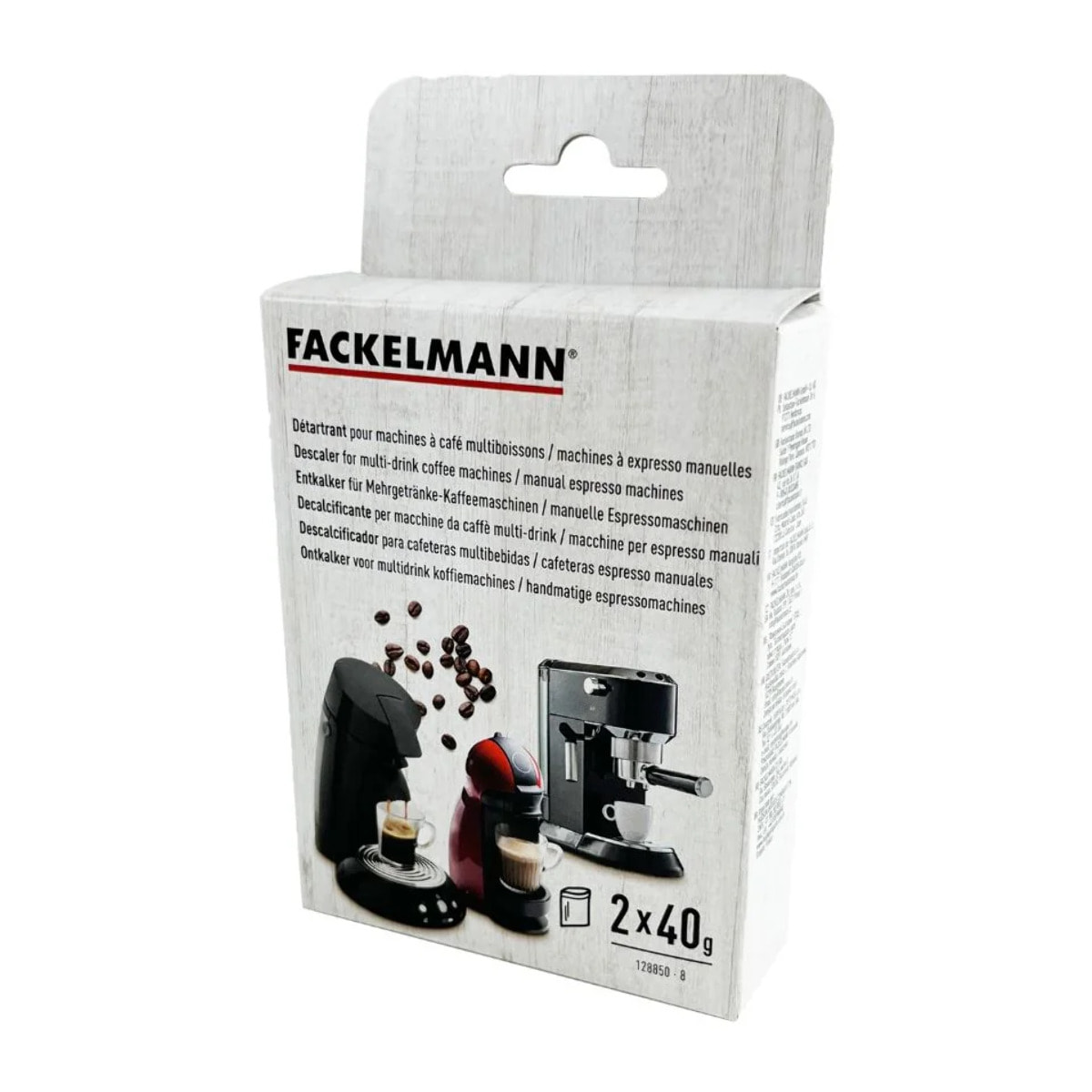 Sachets détartrants pour machines à café Fackelmann Petit Déjeuner