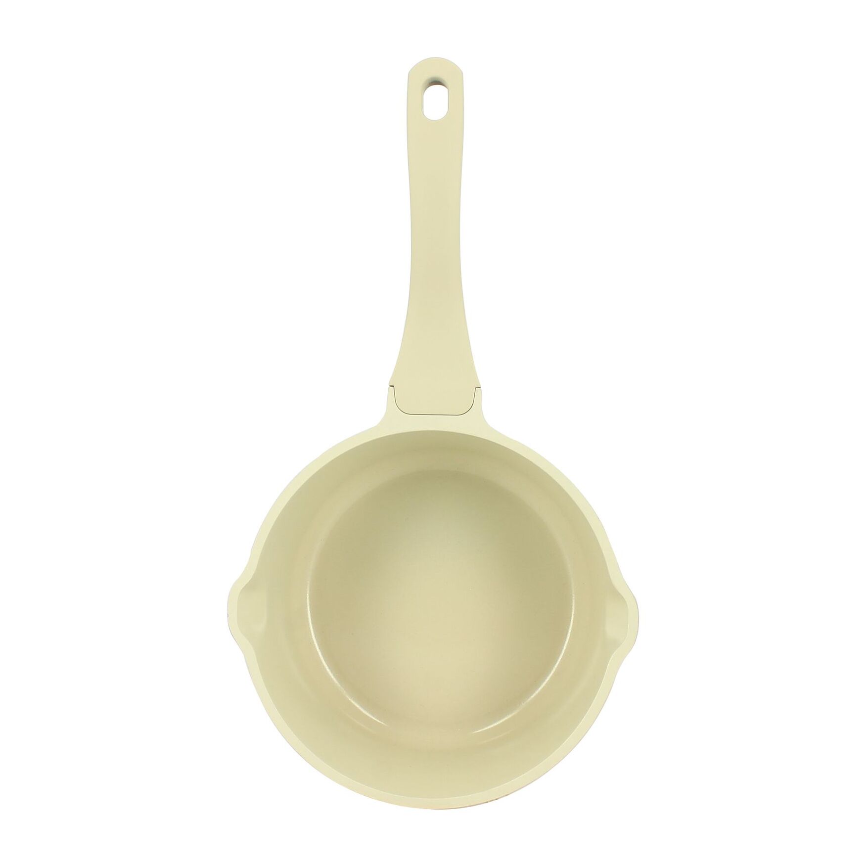 Casserole 20cm en aluminium recyclé crème - tous feux PURE