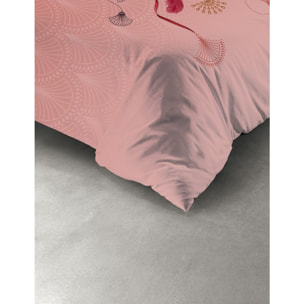 Parure Housse De Couette 3pcs avec Taies oreiller 100% coton 47fils Cancan Dream