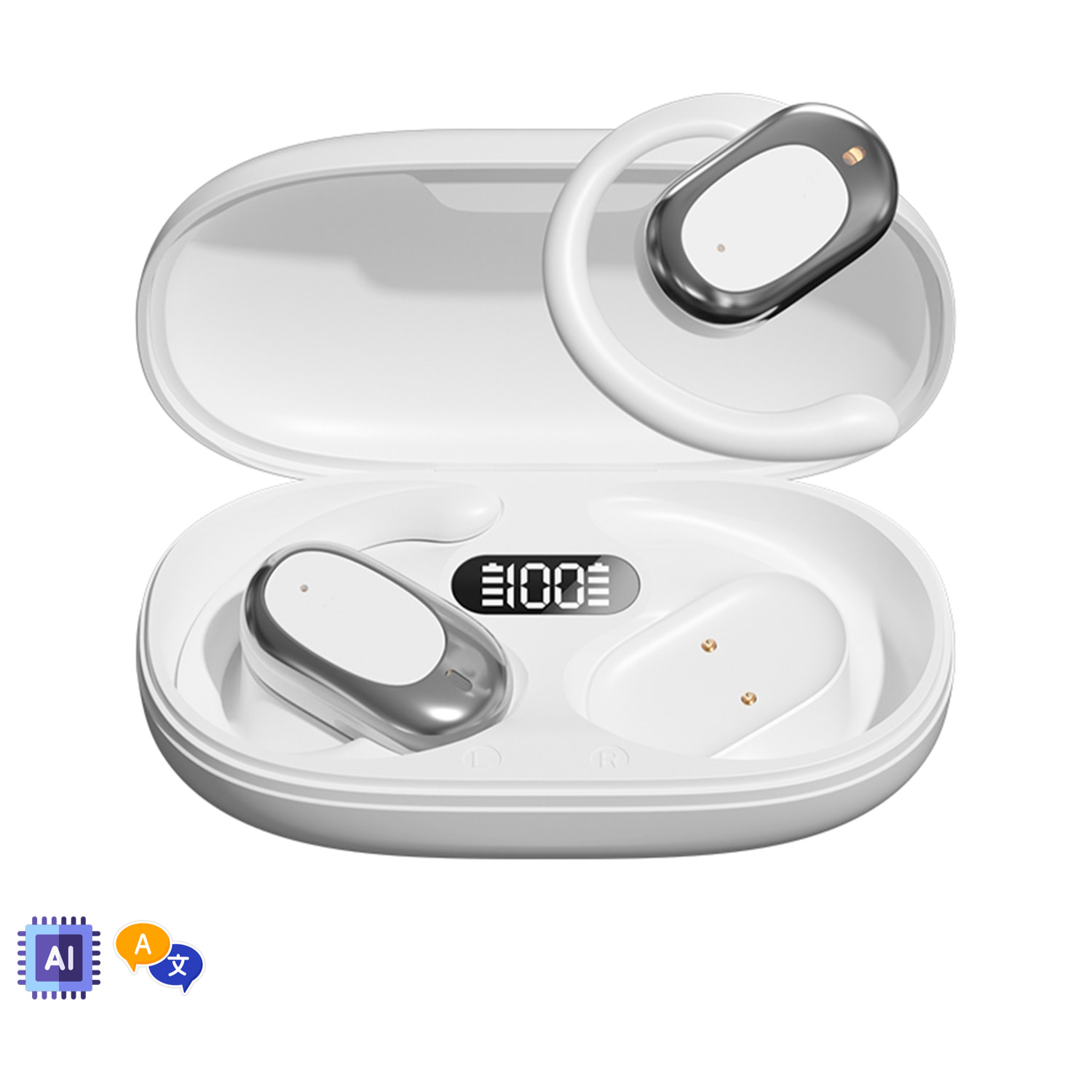 M57 bluetooth Aitranslate, riduzione del rumore con traduttore.