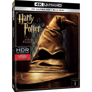 Harry Potter e La Pietra Filosofale 4K Ultra HD + Blu-Ray Warner Bros.