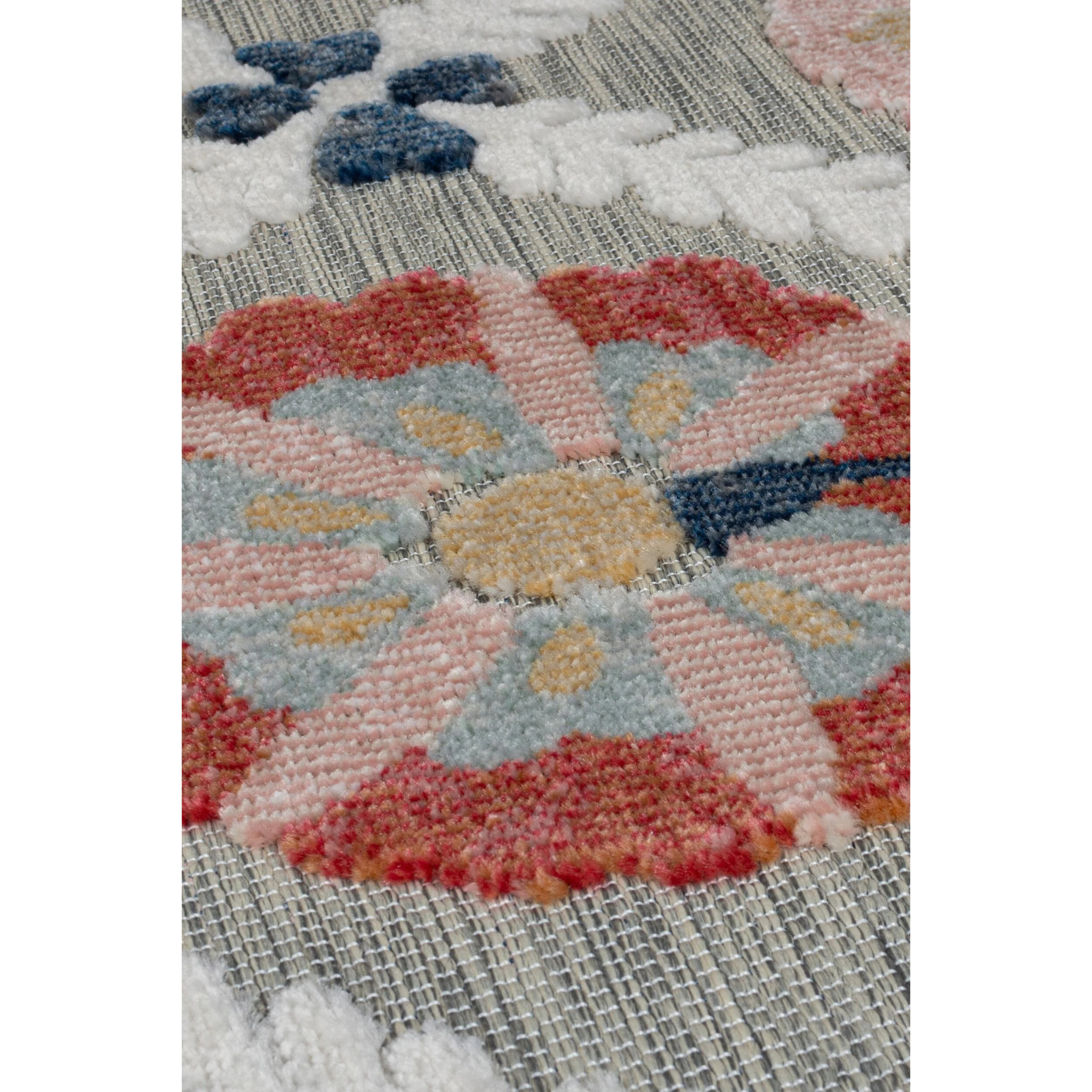 Tapis extérieur FLORA Gris