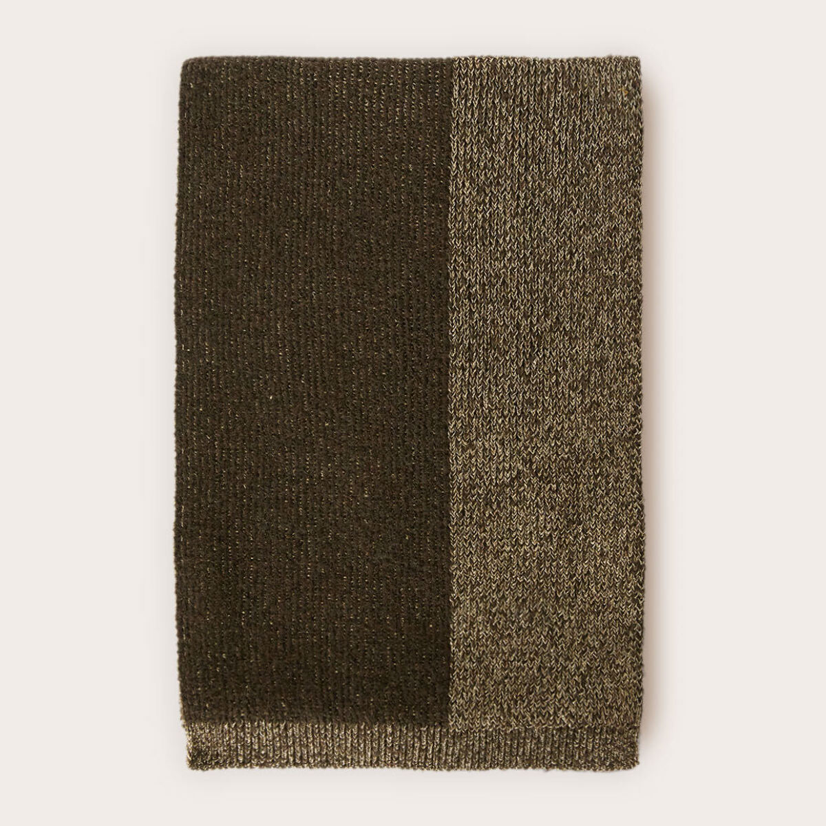 Motivi - Sciarpa in maglia misto lurex - Verde militare