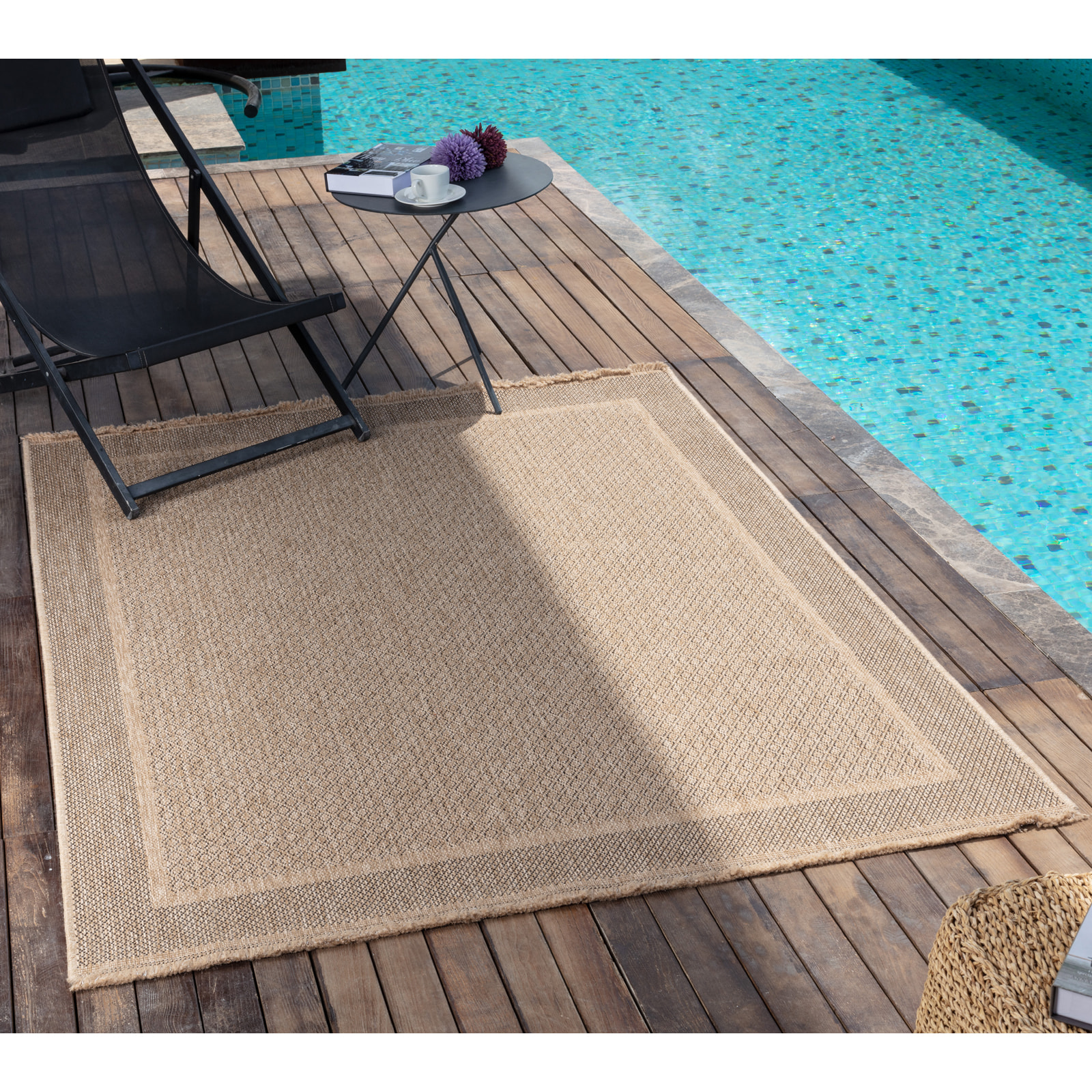 PENNY Alfombra Exterior/Interior Efecto Yute