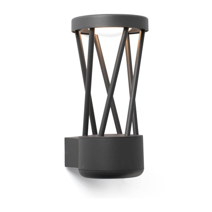 TWIST LED Lampe applique gris foncé