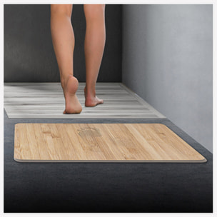 Tapis diatomite 39x60cm effet bambou