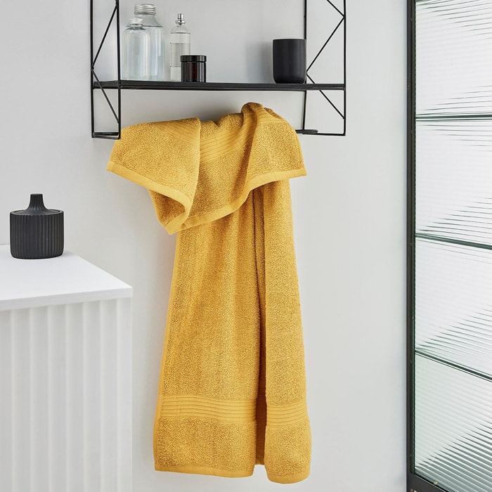 Drap de bain uni ESSENTIAL jaune