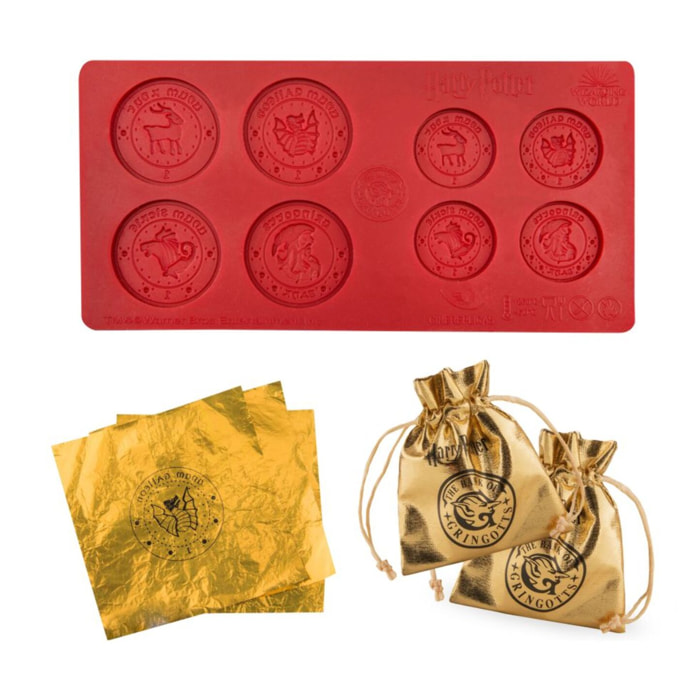 Harry Potter Cinereplicas Gringotts Chocolate Coin Mold Set Stampo