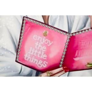 DIPINTO SU TELA LACCATO LUXURY SPA C/CORNICE -A- CM 82X4X82