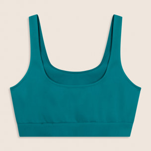 Top Sportivo Seamless con Fascia Sottoseno in costina